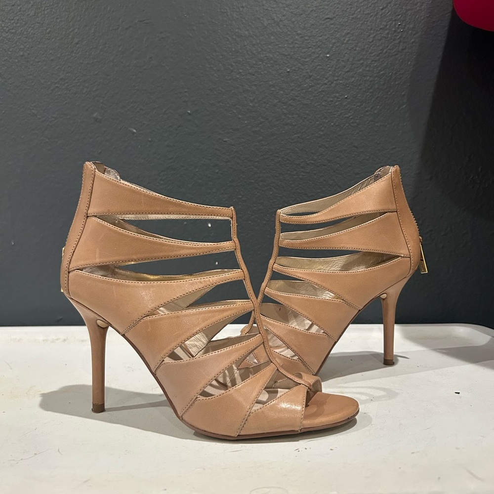 Michael Kors Nude Strappy Heels – Size 6.5